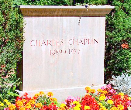 Charlie Chaplin lapida